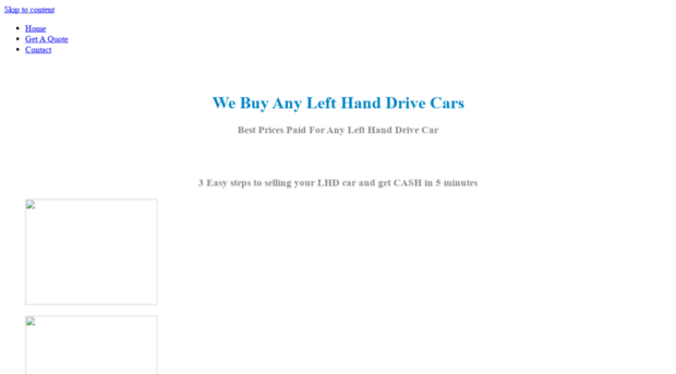 webuyanylefthanddrivecars.com