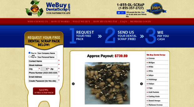 webuydentalscrap.com