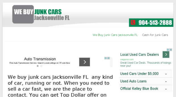 webuyjunkcarsjacksonvillefl.com