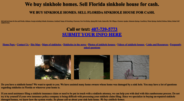 webuysinkhole.com