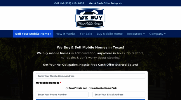 webuytxmobilehomes.com