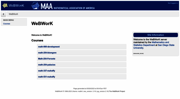 webwork.sdsu.edu