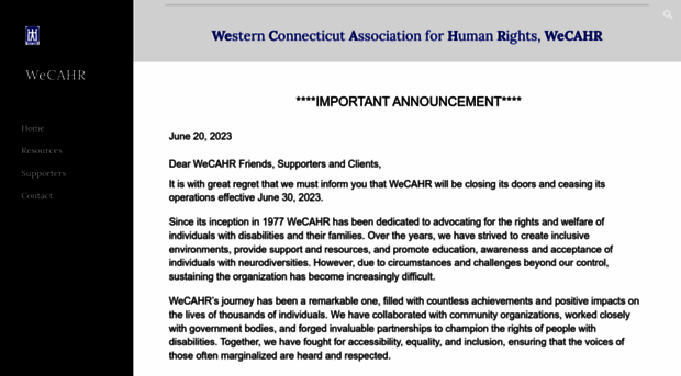 wecahr.org