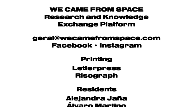 wecamefromspace.com