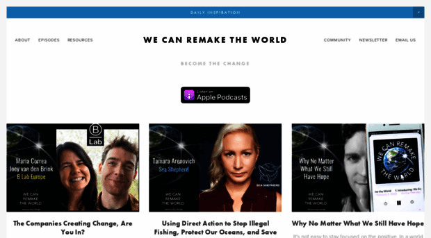 wecanremaketheworld.com