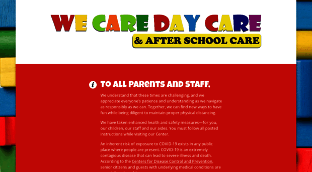 wecaredaycare.ca