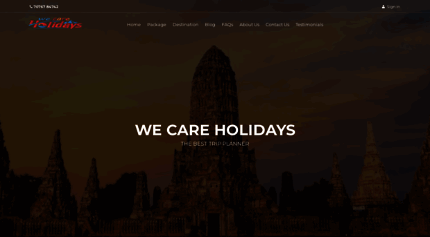 wecareholidays.in