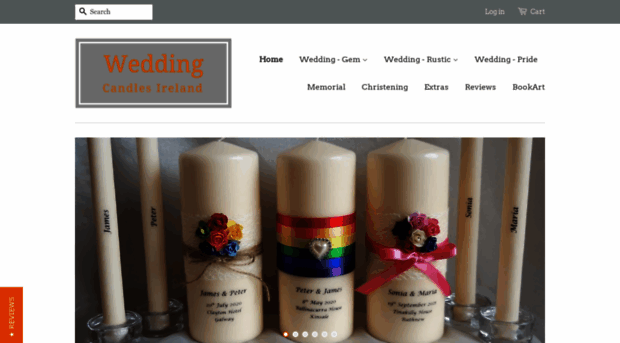 weddingcandlesireland.com