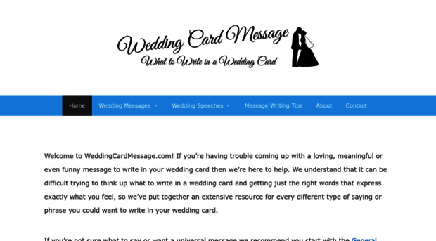 weddingcardmessage.com