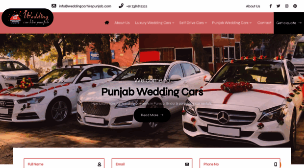 weddingcarhirepunjab.com