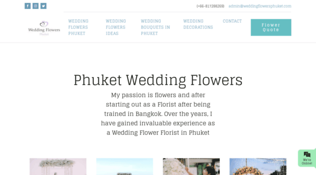 weddingflowersphuket.com