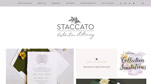 weddinginvitationsbystaccato.com