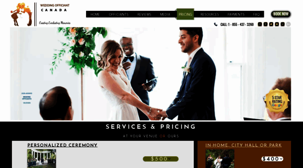 weddingofficiantcanada.com