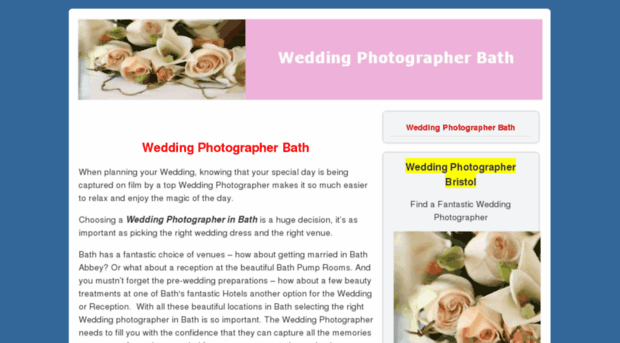 weddingphotographerbath.org