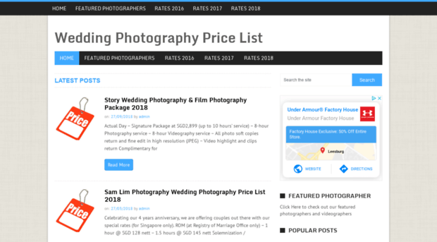 weddingphotographypricelist.com