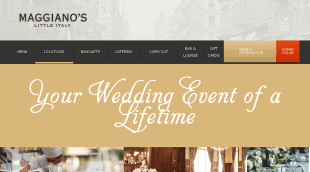 weddings.maggianos.com