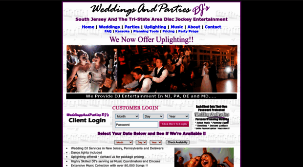 weddingsandparties.com