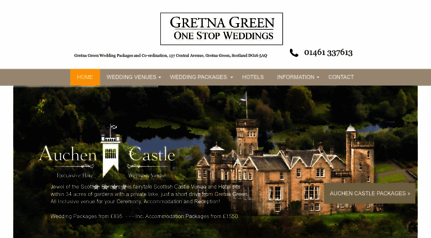 weddingsatgretnagreen.com