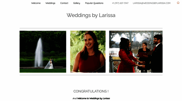 weddingsbylarissa.com