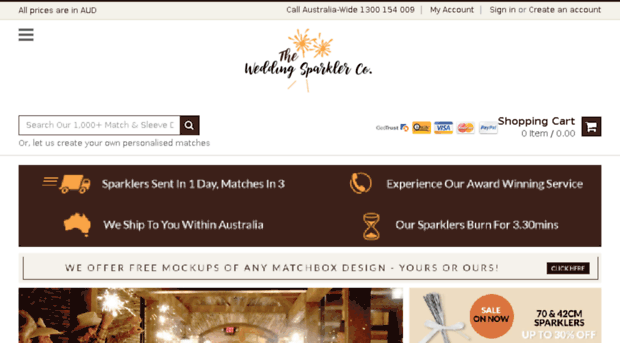 weddingsparklers.com.au