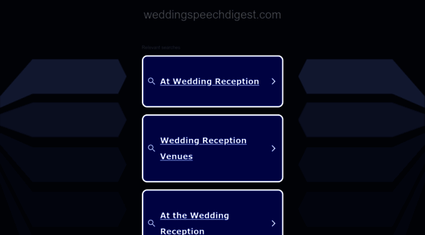 weddingspeechdigest.com