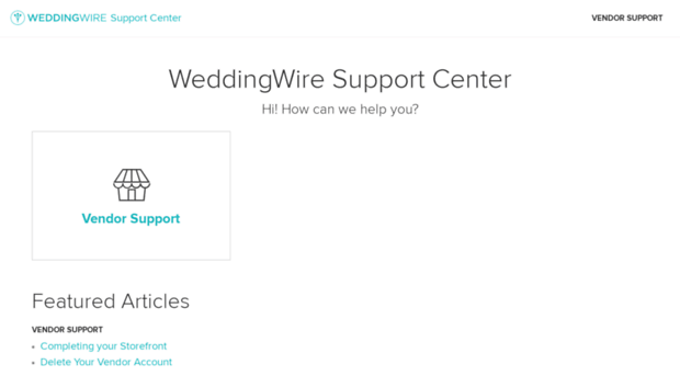 weddingsupport.weddingwire.com