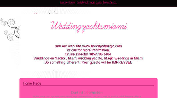 weddingyachtsmiami.com