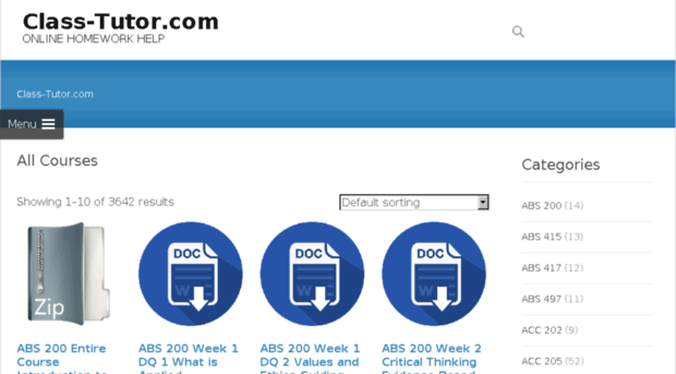 weekassignmentsclass.com