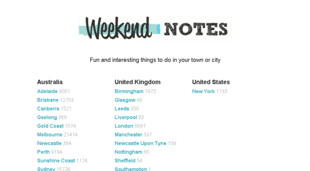 weekendnotes.com.au