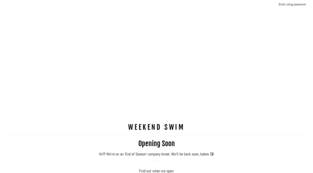 weekendswim.com