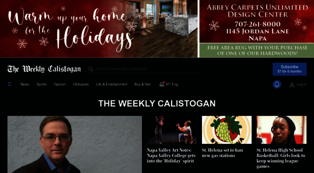 weeklycalistogan.com