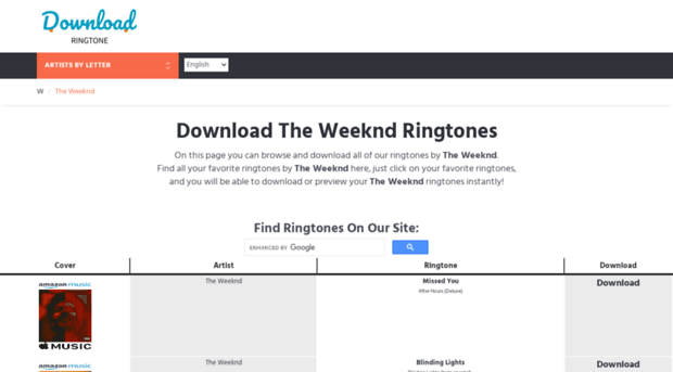 weeknd.download-ringtone.com