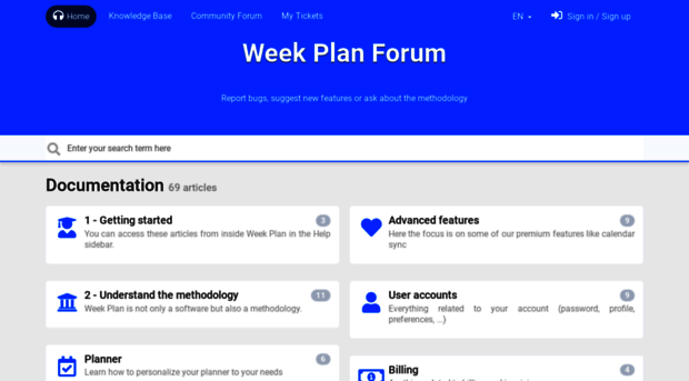weekplan.userecho.com