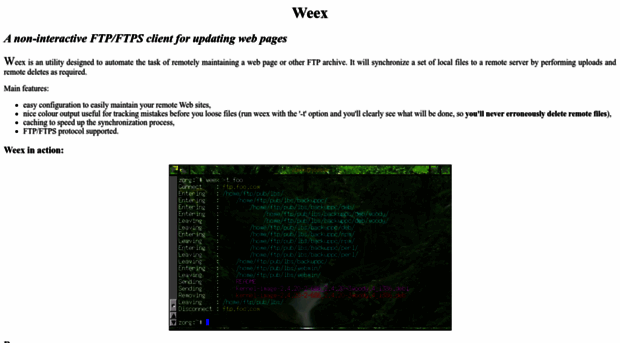 weex.sourceforge.net