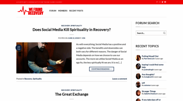 wefoundrecovery.com