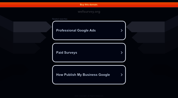 wefsurvey.org