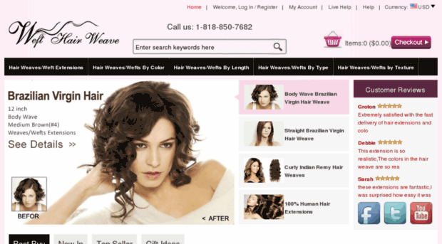 wefthairweave.com