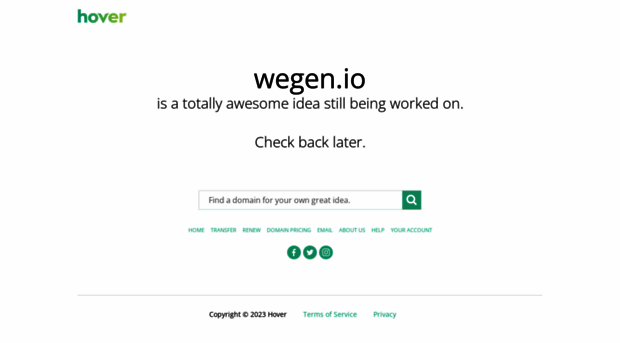 wegen.io