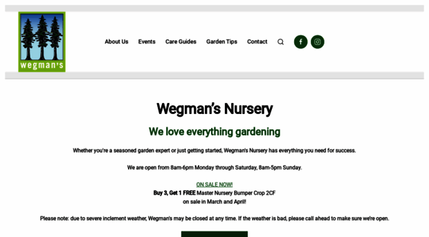 wegmansnursery.com