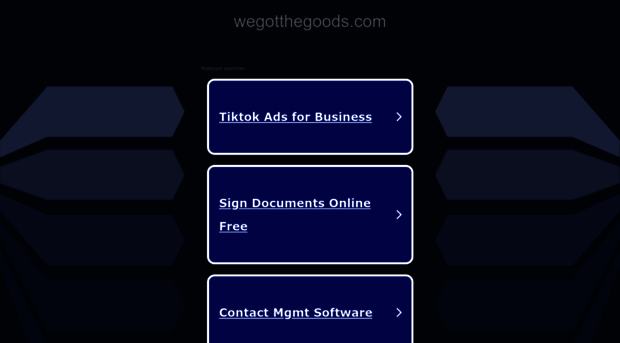 wegotthegoods.com