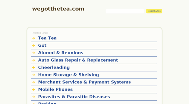 wegotthetea.com