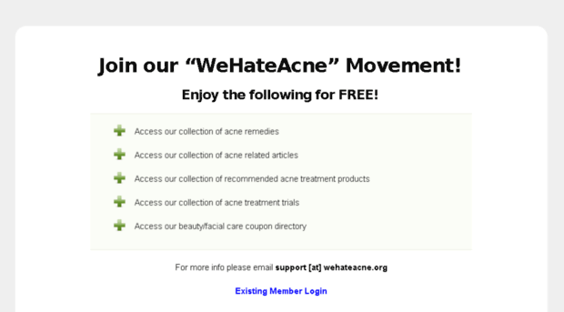 wehateacne.org