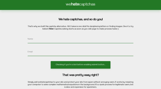 wehatecaptchas.com