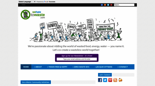 wehatetowaste.com