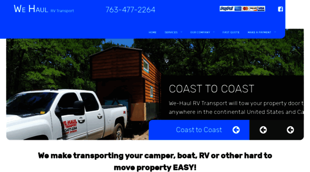 wehaulrvtransport.com