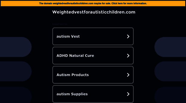 weightedvestforautisticchildren.com