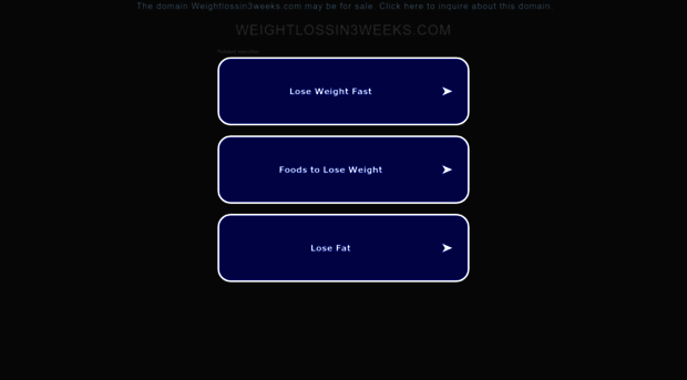 weightlossin3weeks.com