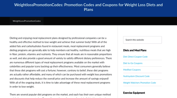 weightlosspromotioncodes.com