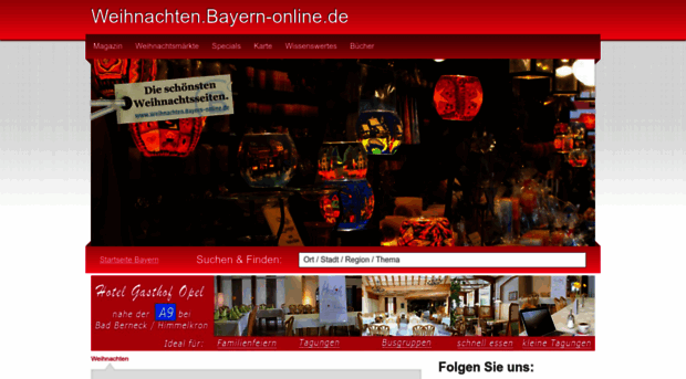 weihnachten.bayern-online.de