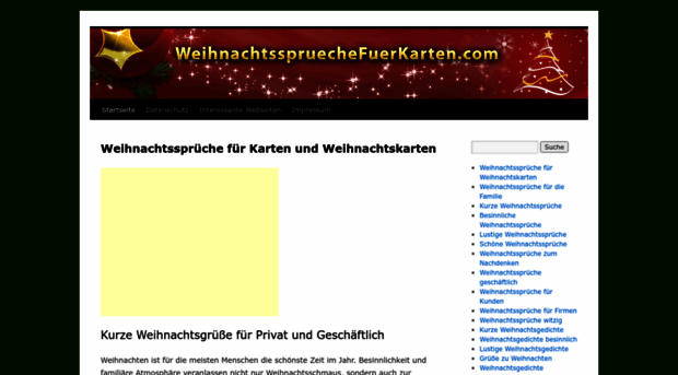 weihnachtsspruechefuerkarten.com